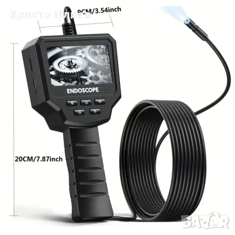 Ендоскоп с регулируема яркост и гъвкав кабел за труднодостъпни места 5метра кабел, снимка 7 - Други инструменти - 49094231
