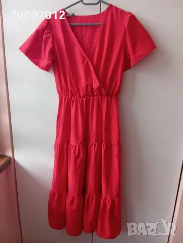 червена рокля , снимка 5 - Рокли - 50433068