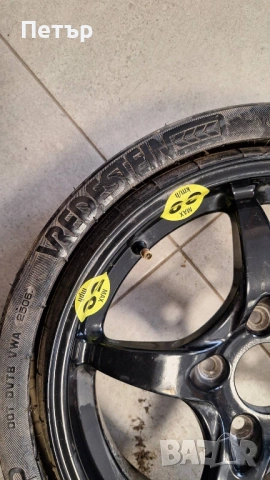 Резервна Гума Патерица за МЕРЦЕДЕС-  W203 C CLASS  (4.5Jx15H2ET12 5х112х66.6-15цола, снимка 3 - Гуми и джанти - 54280982