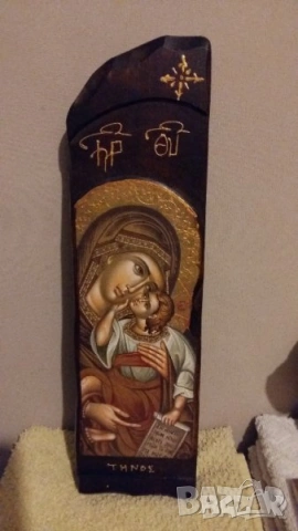 ХОРУГВА НА СВЕТИ МИНА И ДРУГИ ИКОНИ, снимка 9 - Икони - 50037729