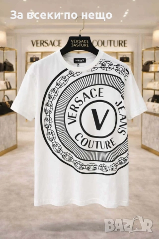Versace Мъжка Тениска👕Мъжка Блуза С Къс Ръкав - Различни Цветове Код Urban35, снимка 2 - Тениски - 53667689