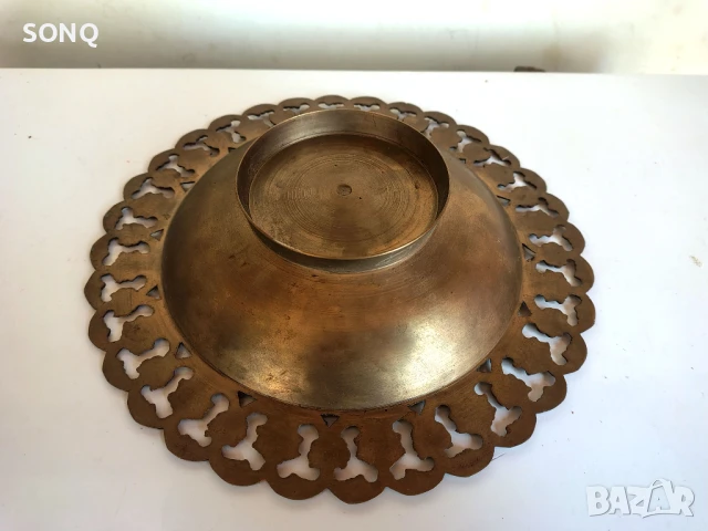 Прекрасен Стар Бронзов Съд-Фруктиера, снимка 6 - Антикварни и старинни предмети - 51156929