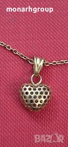 Златна верижка с висулка 18к, снимка 2 - Колиета, медальони, синджири - 53857727