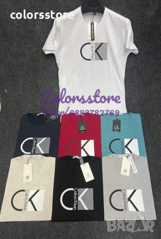 Мъжка тениска Calvin Klein код SS-S16, снимка 1 - Тениски - 41286909