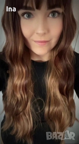Дълга на кичури перука, снимка 2 - Аксесоари за коса - 53166960