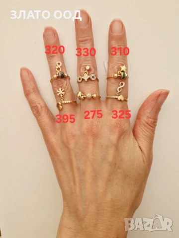 Дамски златни пръстени тип Пандора
