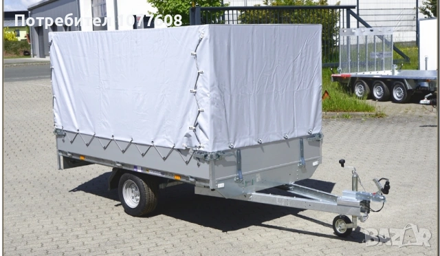 Туристическо ремарке Eduard с общо допустима максимална маса до 750кг , снимка 18 - Ремаркета - 53217024