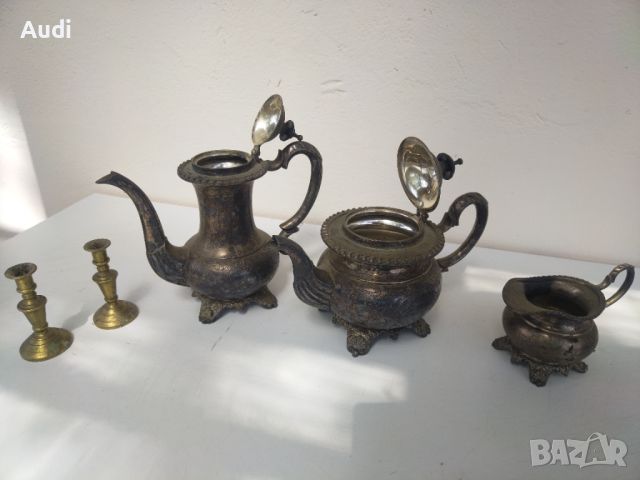 Комплект от 3 броя масивни бронзови чайници., снимка 11 - Антикварни и старинни предмети - 45169580