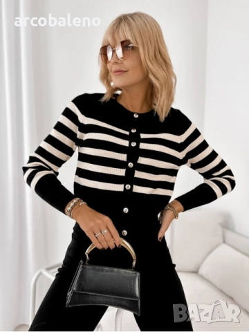 Дамски елегантен пуловер с копчета MARTINIQUE, 2цвята , снимка 8 - Блузи с дълъг ръкав и пуловери - 51855197