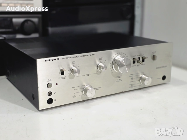 🔥 Telefunken TA-350 – винтидж звер от Германия! 🇩🇪, снимка 2 - Ресийвъри, усилватели, смесителни пултове - 53643153