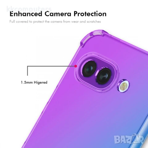 Google Pixel 9a Удароустойчив ENKAY2 Силиконов Калъф и Протектор , снимка 4 - Калъфи, кейсове - 51122432