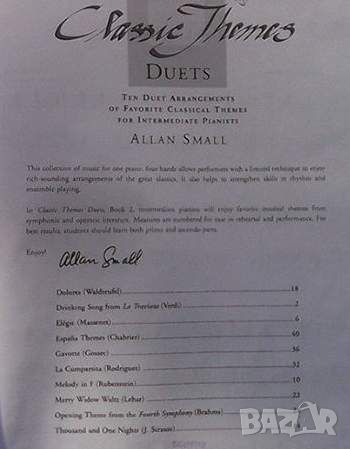 Classic Themes duets. Book 2, снимка 2 - Други - 45674018
