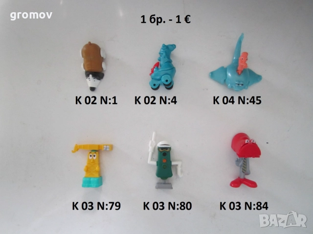 стари киндер kinder играчки, снимка 1 - Колекции - 16532701