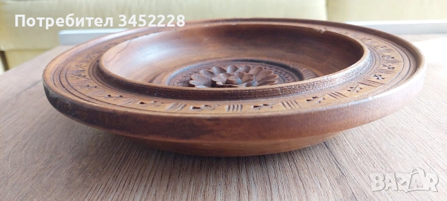 пано дърворезба за ценители 23см , снимка 3 - Пана - 53836929