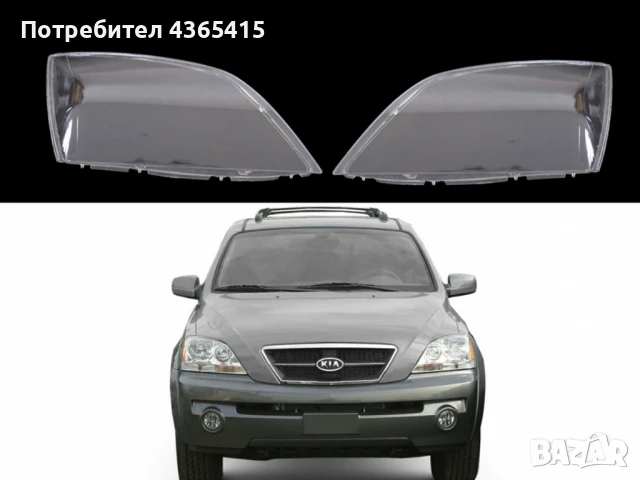 Стъкла за фарове на Kia Sorento (2002-2006)