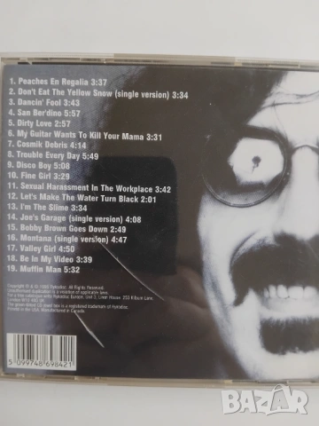 Frank Zappa - The best - матричен диск музика, снимка 2 - CD дискове - 54231204