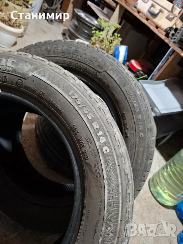 Гуми 175/65/14 C и джанти 4х100, снимка 3 - Гуми и джанти - 54026243