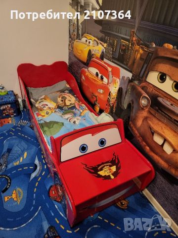 Легло + гардероб Макуин Светкавицата, снимка 6 - Мебели за детската стая - 45865070