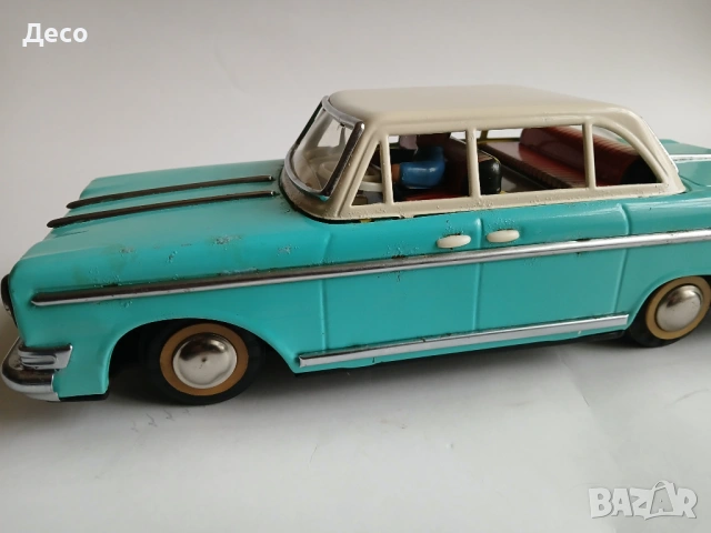 Стара ламаринена китайска играчка автомобил ME-728, снимка 7 - Колекции - 53961972