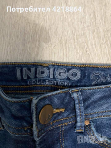 Дънки M&S indigo- С кръпки, снимка 4 - Дънки - 51141249