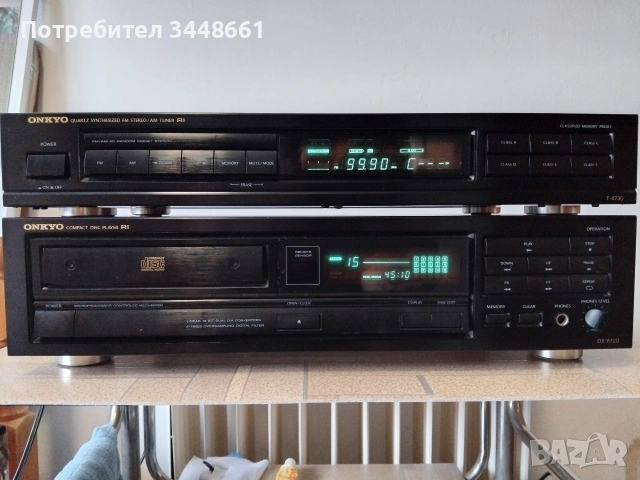 Продавам Onkyo Тунер и СД 