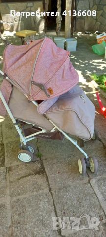  Детска количка сгъваема , снимка 5 - Детски колички - 46290606