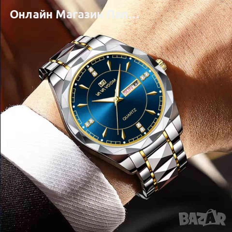VA VA VOOM 2731 мъжки кварцов часовник с пълен календар, снимка 2 - Мъжки - 53168023