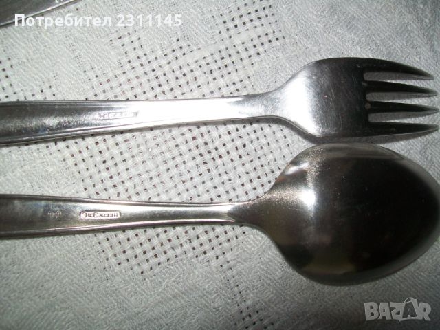 вилици, лъжици и ножове, руски, неползвани, снимка 6 - Прибори за хранене, готвене и сервиране - 46288738