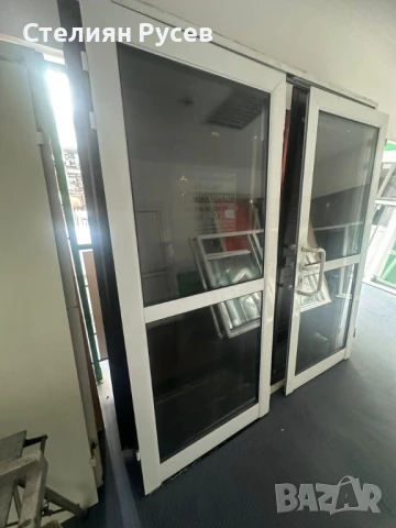 300788 ALU алуминиева дограма  врата / врати 187/ 217см - цена 450 лв                              м, снимка 5 - Дограми - 51199611