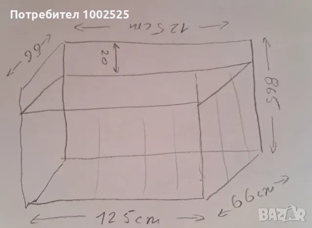 Бебешко легло с матрак масив 125x66 cm, снимка 4 - Бебешки легла и матраци - 49599869