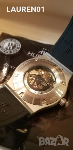 Нов мъжки Hublot , снимка 8 - Луксозни - 53106621