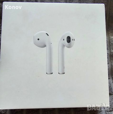 безжични слушалки Apple AirPods 2, Кутия с безжично зареждане, White , снимка 6 - Слушалки, hands-free - 45372305