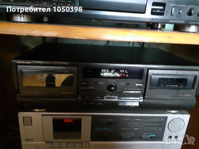Идеален дек Technics SR-TR 373- Японски двукасетъчен автореверс