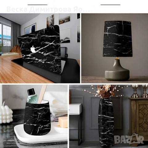 Мраморно самозалепващо фолио за обновяване на дома – водоустойчиво, здраво, практично, снимка 10 - Други стоки за дома - 52738704