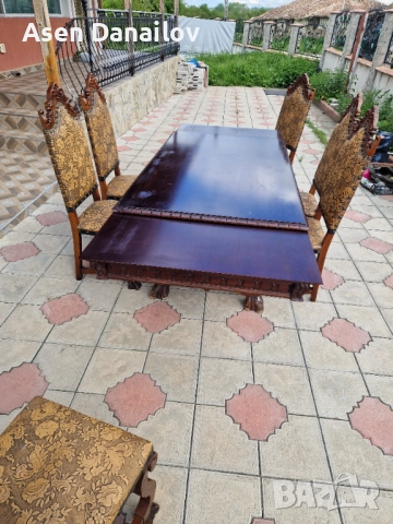 Дъбова маса, снимка 6 - Маси - 51870908