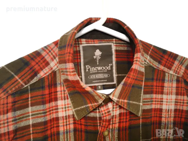 🏕️ PINEWOOD Prestwick Exclusive — хибридна мъжка трекинг риза яке с дълги ръкави, снимка 9 - Якета - 49407292