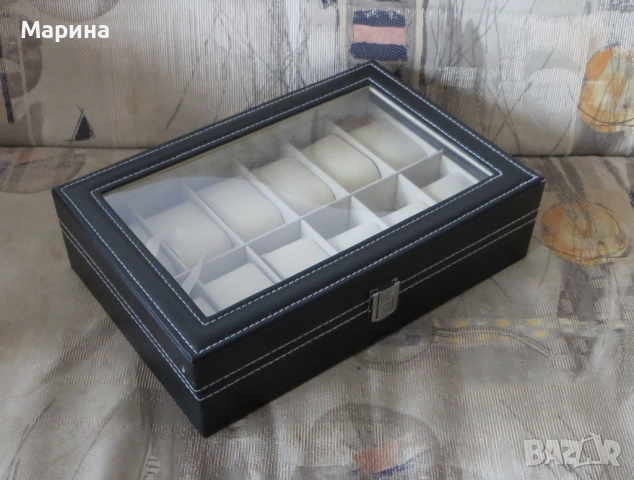 Кутия за часовници - 12 слота , снимка 2 - Други - 52131666