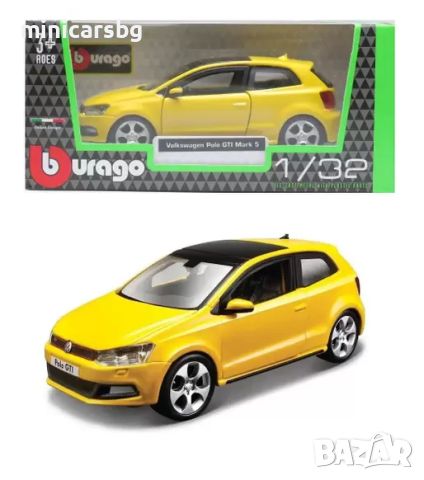 Метални колички: Volkswagen Polo GTI Mark 5 - Bburago, снимка 1 - Колекции - 45943740