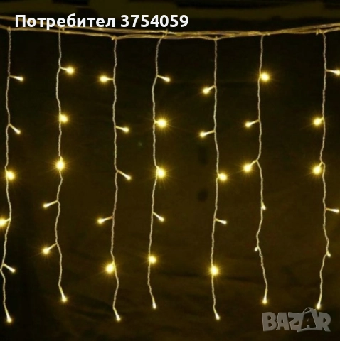 Коледна завеса от лампички , снимка 9 - Други - 51567033