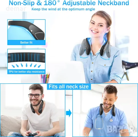 Вентилатор за врата с 3 скорости, снимка 5 - Други стоки за дома - 49828102