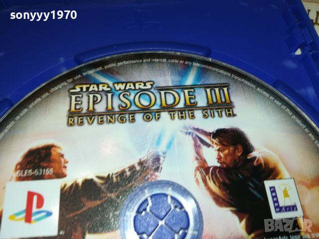 STAR WARS EPISODE III PS2 GAME 2607241130, снимка 4 - Игри за PlayStation - 46702223