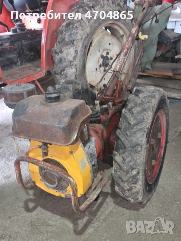 Мотокултиватор с плуг и фрезичка работещ!, снимка 2 - Градинска техника - 53056302