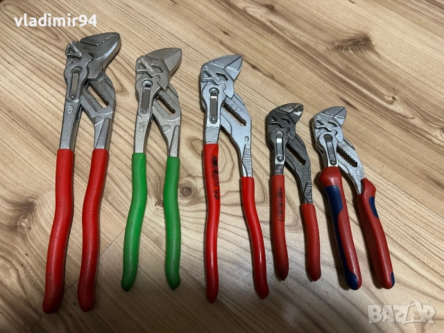 Клещи KNIPEX ключ 180/250/300mm, снимка 2 - Клещи - 52898663