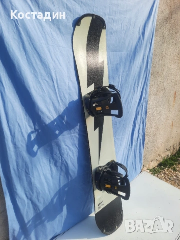 Сноуборд 158см. BURTON CUSTOM EXPERIENCE WIDE  CAMBER с автомати, снимка 5 - Зимни спортове - 53201081