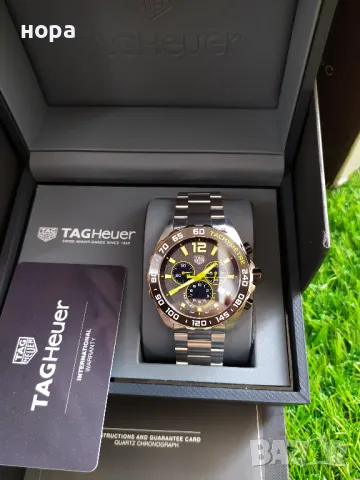 продавам-TAG Heuer Formula 1 Grey Dial 43mm Quartz Steel Watch WAZ1017.BA0842, снимка 8 - Мъжки - 40597575