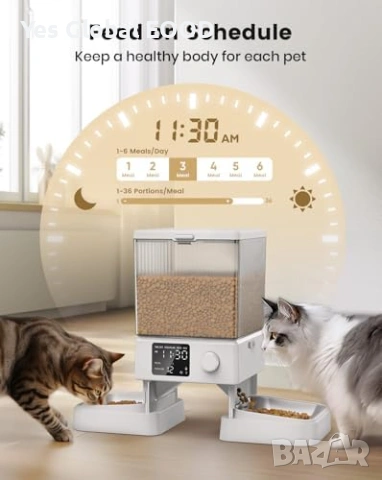 oneisall 5L автоматична хранилка за котка 2 купи, снимка 5 - За котки - 53440549