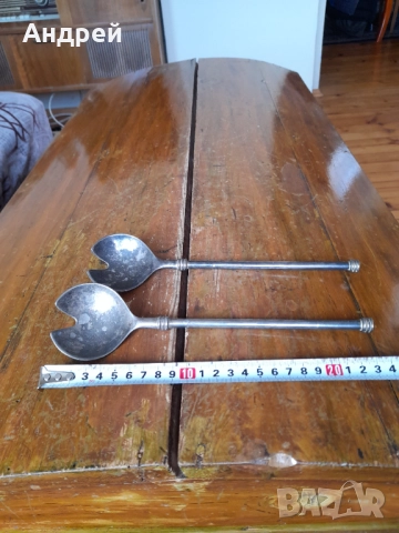 Стари салатни прибори, снимка 4 - Други ценни предмети - 52000480
