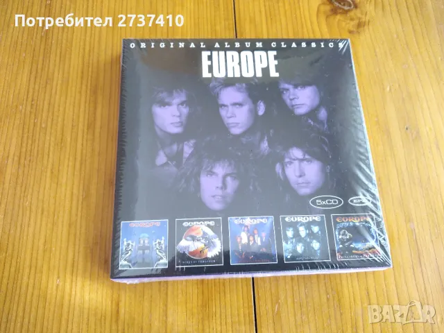 EUROPE - BOX SET 5cd 30лв оригинални дискове, снимка 1 - CD дискове - 49226516