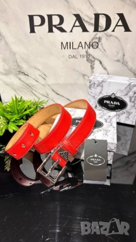 колани от естествена кожа в кутия prada, снимка 4 - Колани - 51677774