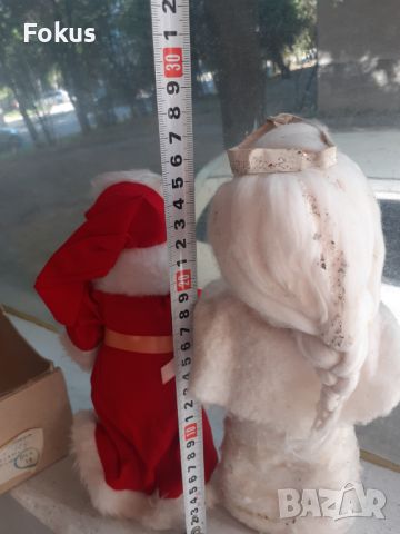 Дядо Мраз и Снежанка комплект български кукли, снимка 5 - Антикварни и старинни предмети - 45208989
